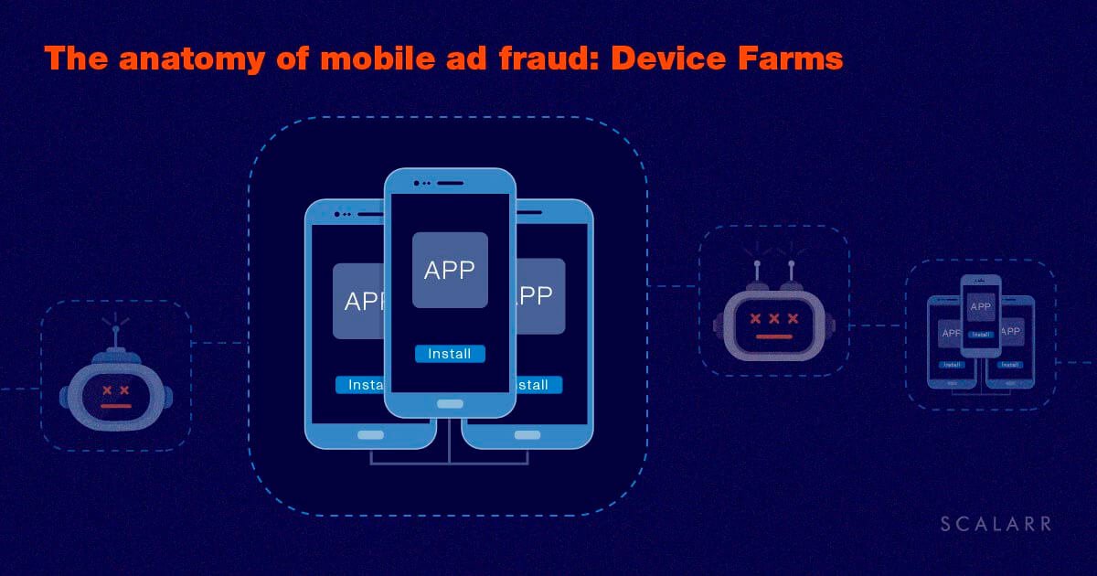 The anatomy of mobile ad fraud: Device Farms