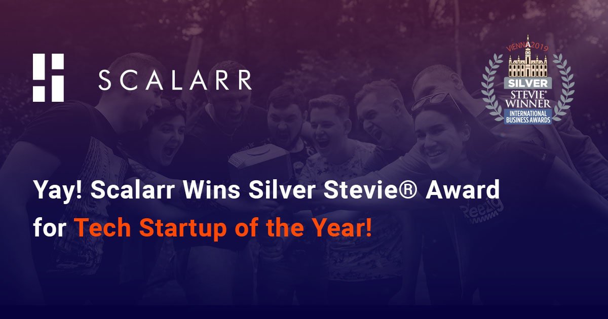 Scalarr Wins Silver Stevie® Award in 2019 International Business Awards® for Tech Startup of the Year