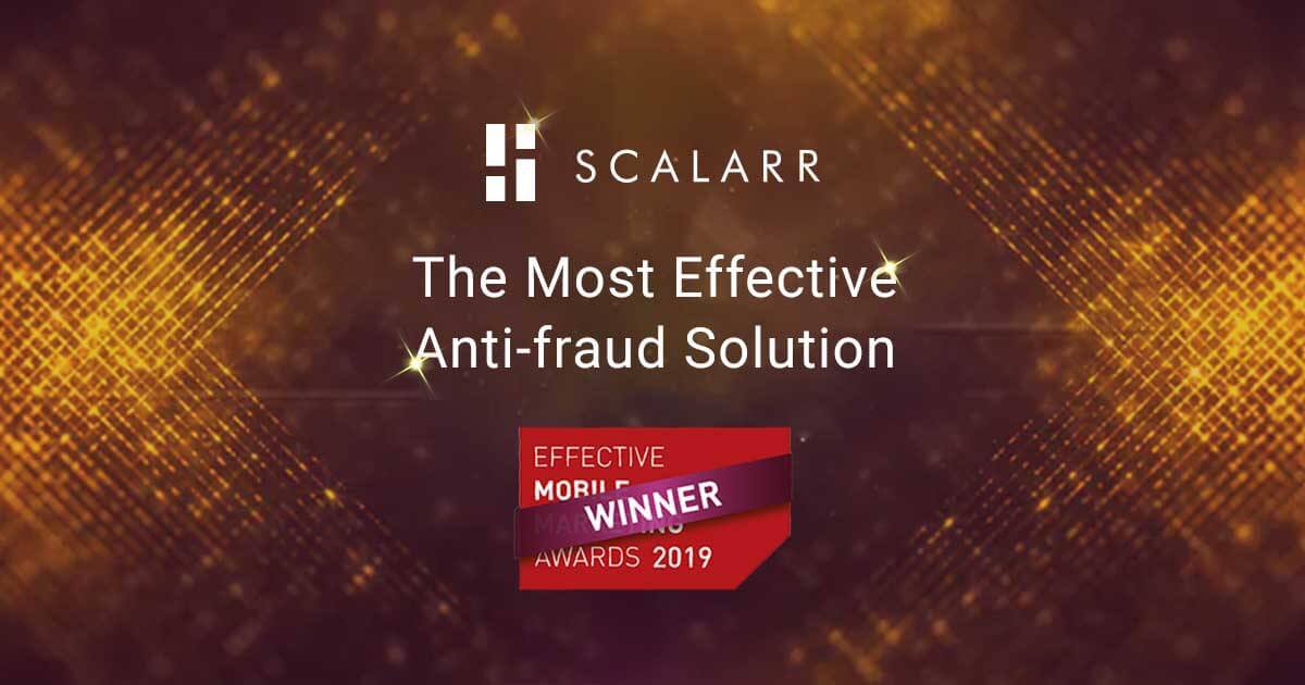 Scalarr Wins "The Most Effective Anti-fraud Solution" at the 2019 Effective Mobile Marketing Awards